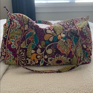 Large Vera Bradley duffel bag